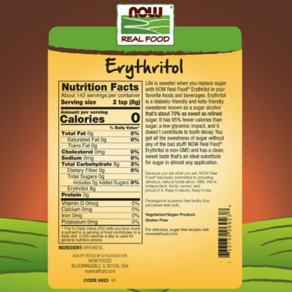 Erythritol Natural Sweetner