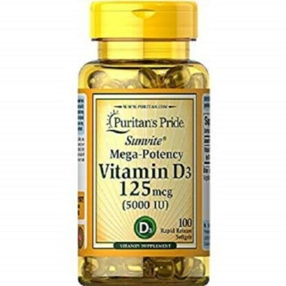 Puritan's Pride Vitamin D3 125mg